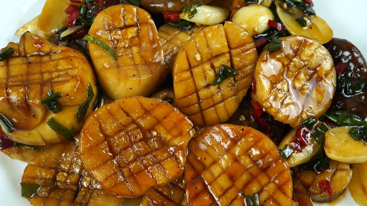 새송이버섯조림, 세상에, 버섯이 고기 맛? 밥 한 그릇 뚝딱 비우는 마성의 버섯조림