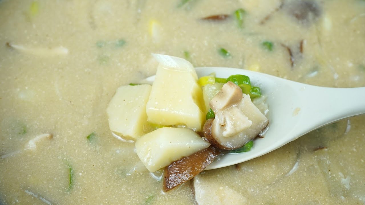 감자표고들깨탕｜구수한 들깨로 깊은 집밥 국