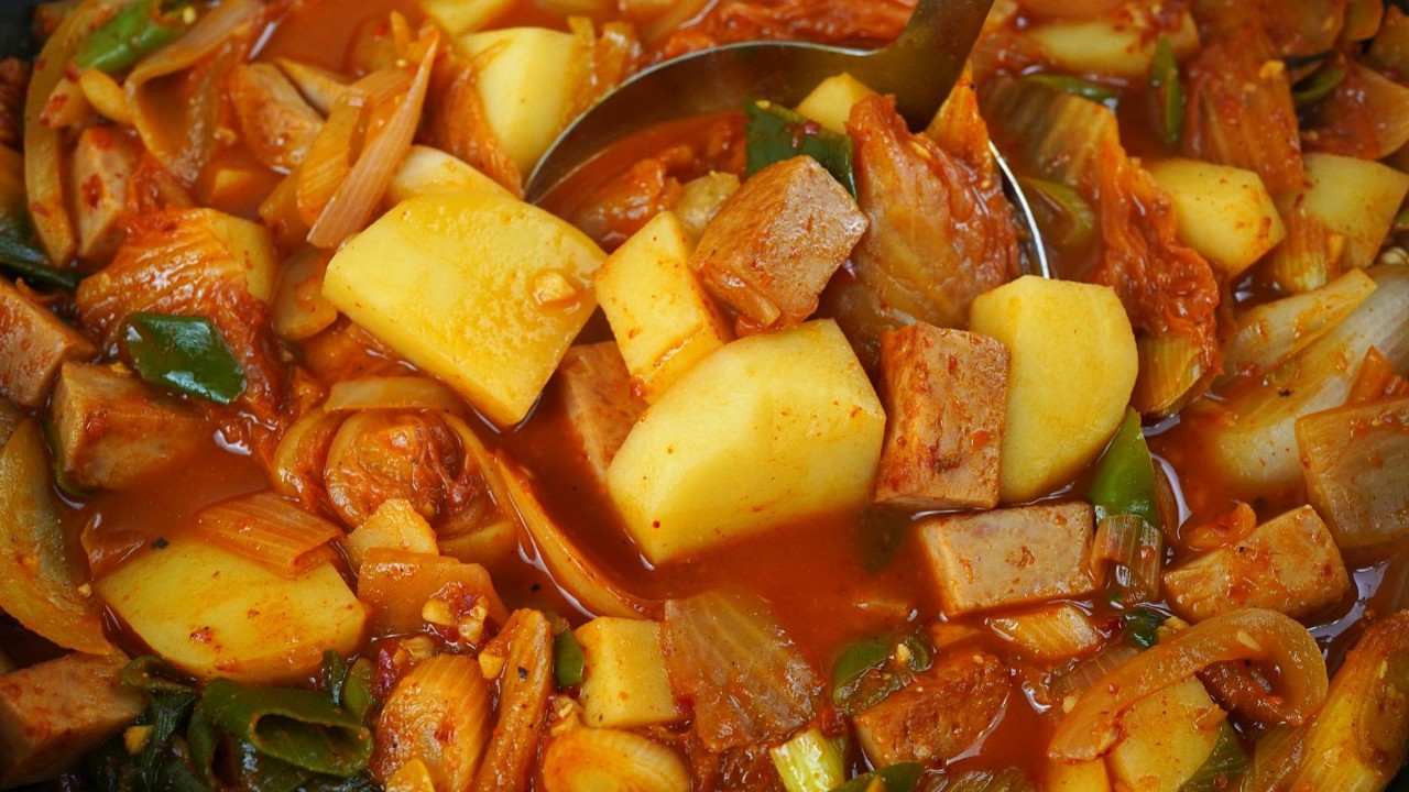 감자 스팸 김치찌개 끓이는 법 | 국물이 진짜 맛있어요 ✅